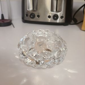 Orrefors Raspberry votive